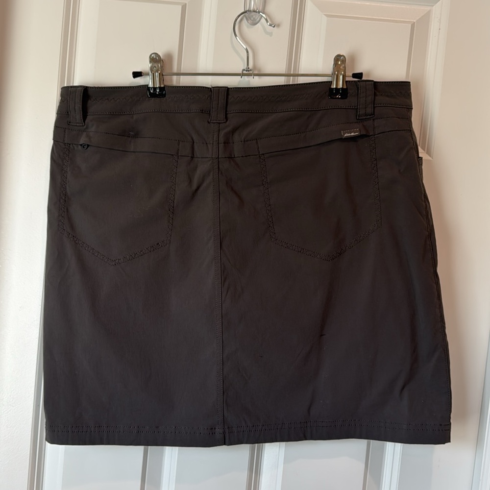 Eddie Bauer Horizon Adventure Golf Hiking Skort - Size 12 - Gray - Picture 4 of 9